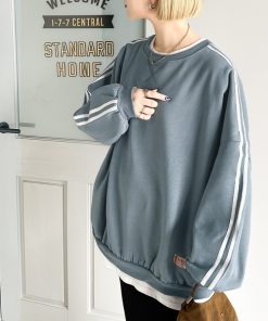 Java 「Java」 スウェットカットソー LARGE ブルー系その他 レディース