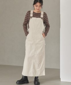 AMERICAN HOLIC 「AMERICAN HOLIC」 サロペットスカート L アイボリー レディース