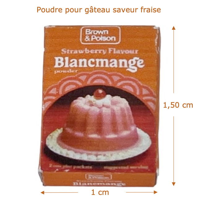 Boite de poudre pour gâteau – Blancmange – Image 2